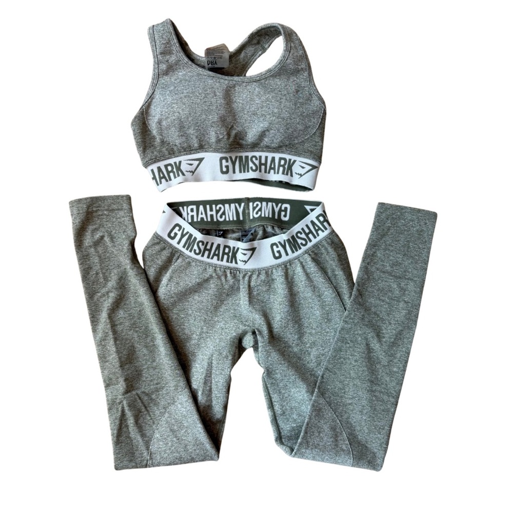 Gymshark Heather Gray Activewear Set‎